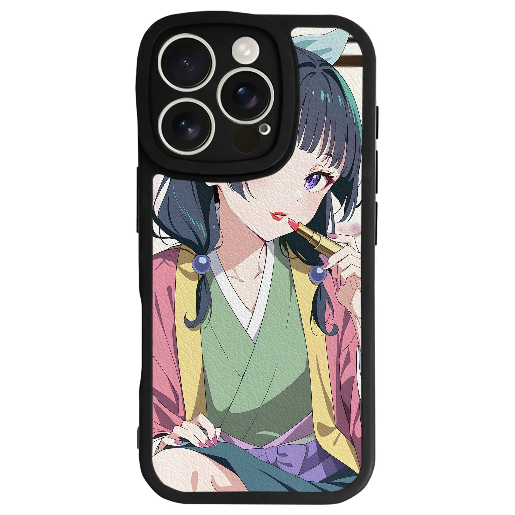 （画像用） 薬屋のひとりごと The Apothecary Diaries 【iPhone 16シリーズ対応】シリコンスマホケース（レザー調） 材質：シリコン